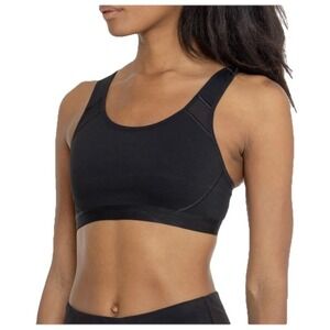 SPANX 50181R Workout  Med Impact Sports Bra Size‎ S Black New